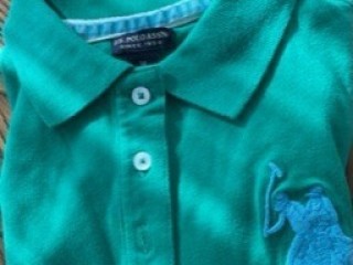 Green us polo tshirt size medium used